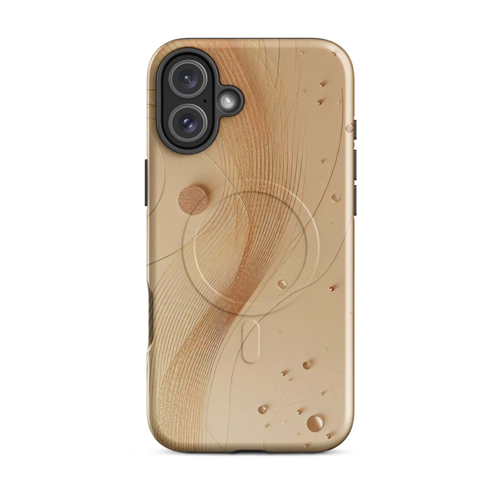 MagSafe® Tough Case for iPhone® – Beige-abstract-design - Image 11
